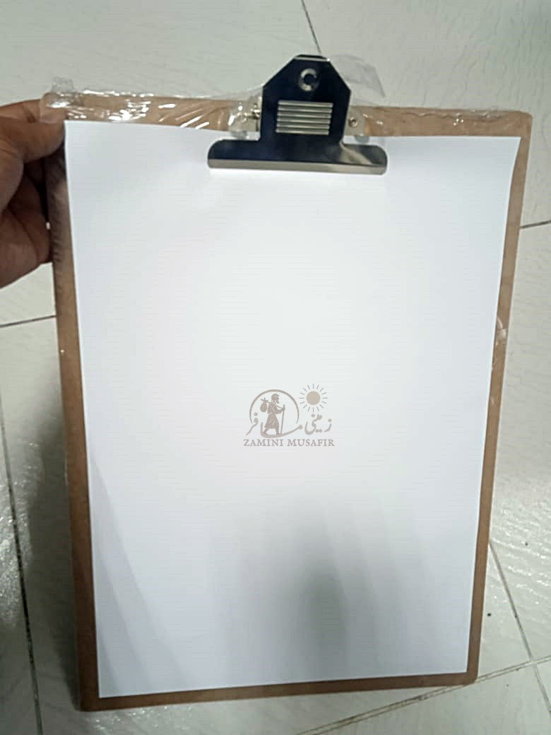 FIS FSCBA3 Wooden Jumbo Clip Board - A3 Size | Extra Strong Clip for Office, Exam & Drawing Use
