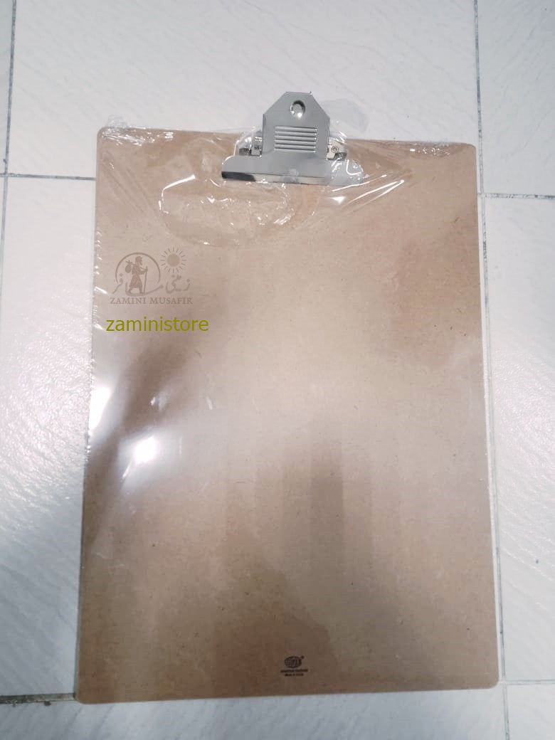 FIS FSCBA3 Wooden Jumbo Clip Board - A3 Size | Extra Strong Clip for Office, Exam & Drawing Use